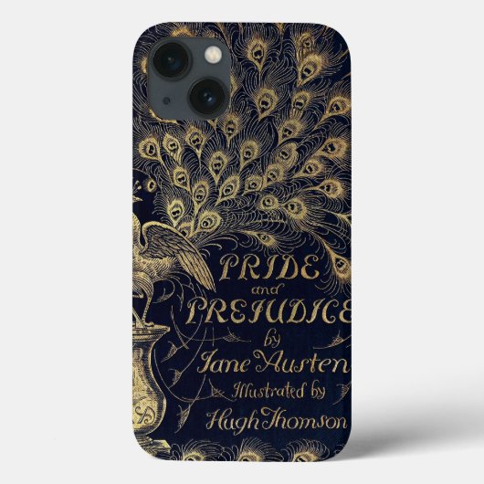 Antique Jane Austen Pride and Prejudice Peacock Case-Mate iPhone Case (Achterkant)