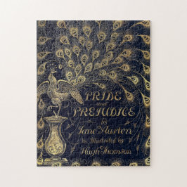 Antique Jane Austen Pride and Prejudice Peacock Legpuzzel