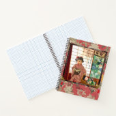 Antique Japanese Doll Mom Notebook Notitieboek (Binnen)