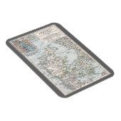 Antique kaart van Denemarken, Danmark in het Deens Magneet (Rechterzijde)