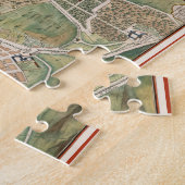 Antique Map of Madrid Spain Legpuzzel (Zijkant)