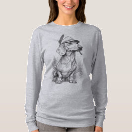 Antique Marble Dachshund T-shirt
