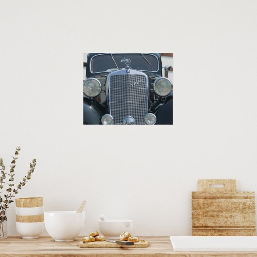 antique mercedes 2 poster (Keuken)