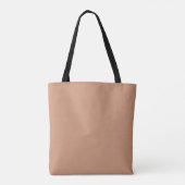 Antique messing (effen kleur) tote bag (Achterkant)
