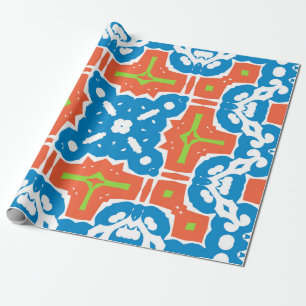 Antique Mexican talavera ceramic. Zamelvintage Cadeaupapier
