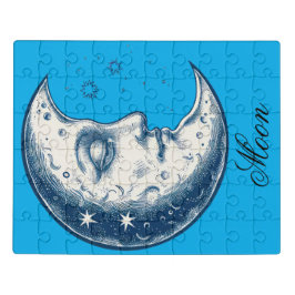 Antique of moon drawing  puzzel