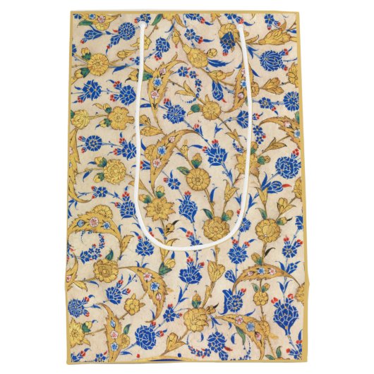 Antique Oriental Sultan Design  Medium Cadeauzakje (Achterkant)