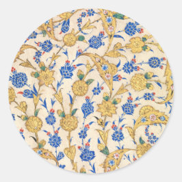 Antique Oriental Sultan Design Ronde Sticker