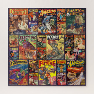 ANTIQUE OUDERWETSE TIJDSCHRIFTEN LEGPUZZEL