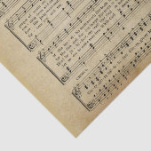 Antique Paper Vintage Christmas Sheet Music  Tissuepapier (Detail)