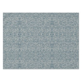 Antique Pattern of Worn out Leaves Blue Background Tafelkleed (Voorkant (Horizontaal))