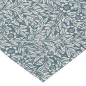 Antique Pattern of Worn out Leaves Blue Background Tafelkleed (Gekanteld)