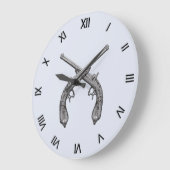 Antique Pistols with Black Numerals Grote Klok (Hoek)