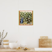 ANTIQUE POMPOEN OOGST POSTER (Keuken)