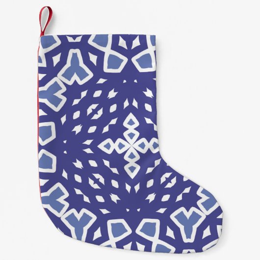 Antique portuguese azulejo ceramic. Original desig Kleine Kerstsok (Voorkant)