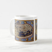 Antique Ptolemaïsche Wereldkaart, Johannes van Arn Koffiemok (Voorkant links)