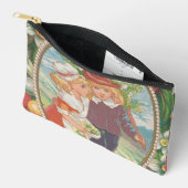 Antique Quirky Valentine, Victorian Era, 1874 Etui (Open)