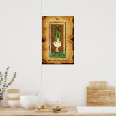 ANTIQUE RENAISSANCE TAROTS 12 / DE GEHANGENE MAN POSTER (Keuken)
