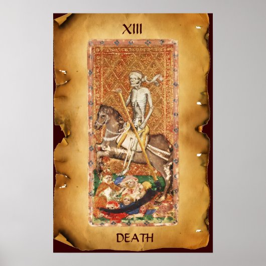 ANTIQUE RENAISSANCE TAROTS 13 / DOOD POSTER (Voorkant)