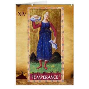 ANTIQUE RENAISSANCE TAROTS 14 / TEMPERANTIE