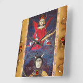 ANTIQUE RENAISSANCE TAROTS 15 /THE DEVIL VIERKANTE KLOK (Hoek)