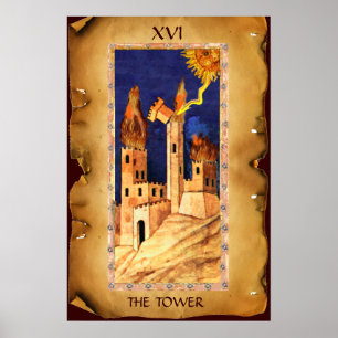 ANTIQUE RENAISSANCE TAROTS 16 / DE TOREN POSTER