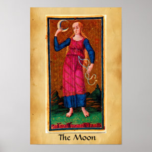 ANTIQUE RENAISSANCE TAROTS 18 / DE MAAN POSTER