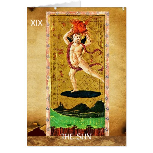 ANTIQUE RENAISSANCE TAROTS 19 / DE ZON (Voorkant)