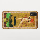 ANTIQUE RENAISSANCE TAROTS 19 DE ZON Gem Monogram Case-Mate iPhone Case (Achterkant (horizontaal))