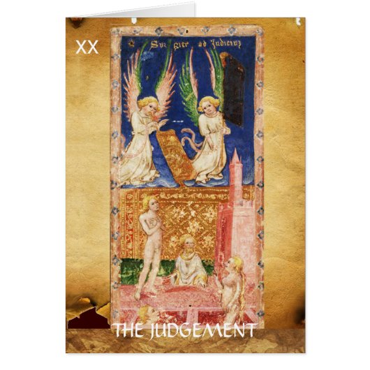 ANTIQUE RENAISSANCE TAROTS 20 / HET OORDEEL (Voorkant)