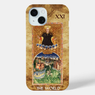 ANTIQUE RENAISSANCE TAROTS 21 / DE WERELD iPhone 15 CASE