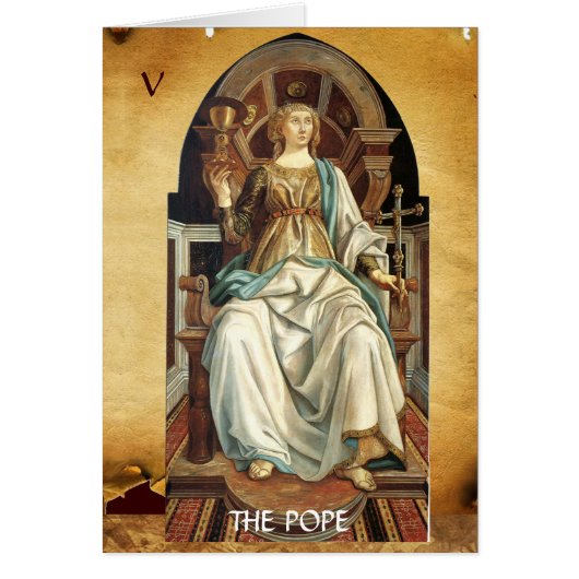 ANTIQUE RENAISSANCE TAROTS 5/ DE PAUS (Voorkant)