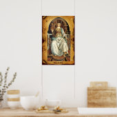 ANTIQUE RENAISSANCE TAROTS 5/ DE PAUS Pergament Poster (Keuken)