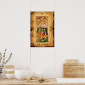 ANTIQUE RENAISSANCE TAROTS 6 / DE GELIEFDE POSTER (Keuken)