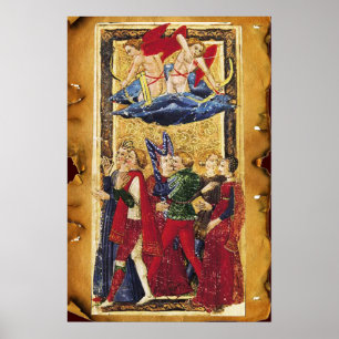 ANTIQUE RENAISSANCE TAROTS 6 / DE GELIEFDE POSTER