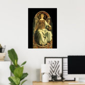 ANTIQUE RENAISSANCE TAROTS 8 / RECHTVAARDIGHEID POSTER (Thuiskantoor)