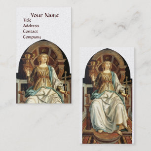 ANTIQUE RENAISSANCE TAROTS DE PAUS Witte Parel Visitekaartje
