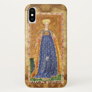 ANTIQUE RENAISSANCE TAROTS / MAAGD VAN STA VEN iPhone X HOESJE
