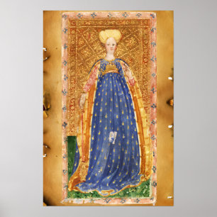ANTIQUE RENAISSANCE TAROTS / MAAGD VAN STA VEN POSTER