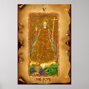 ANTIQUE RENAISSANCE TAROTS V / DE PAUS POSTER