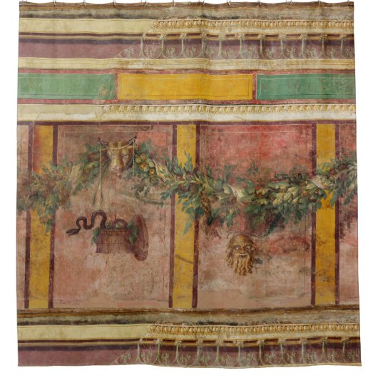 ANTIQUE ROMAN FRESCO,SATYR MASK,GARLAND,FRUITS DOUCHEGORDIJN (Voorkant)