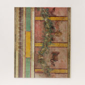 ANTIQUE ROMAN FRESCO,SATYR MASK,GARLAND,FRUITS  LEGPUZZEL (Verticaal)