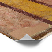 ANTIQUE ROMAN FRESCO,SATYR MASK,GARLAND,FRUITS POSTER (Hoek)