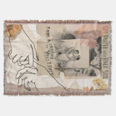 Antique Romantic Floral Ephemera Collage Riverside Deken (Voorkant)