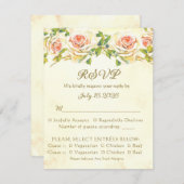 Antique Rose 4.25 x 5.5 RSVP Flat Card 1 (Voorkant / Achterkant)