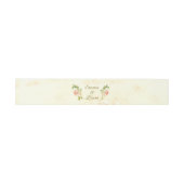 Antique Rose Collection Buikband Uitnodigingen Wikkel (Vlak)