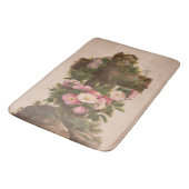 Antique Rustic Cross, Wild Roses, Easter Card, Badmat (Gekanteld)