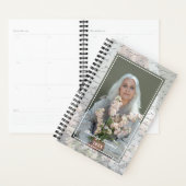 Antique Script Handwriting Personalized Photo Planner (Display)