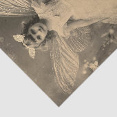 Antique Sepia Butterfly Fairy Crafting Tissuepapier (Detail)