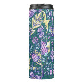 Antique Style Flowers and Birds Pattern Thermosbeker (Achterkant)